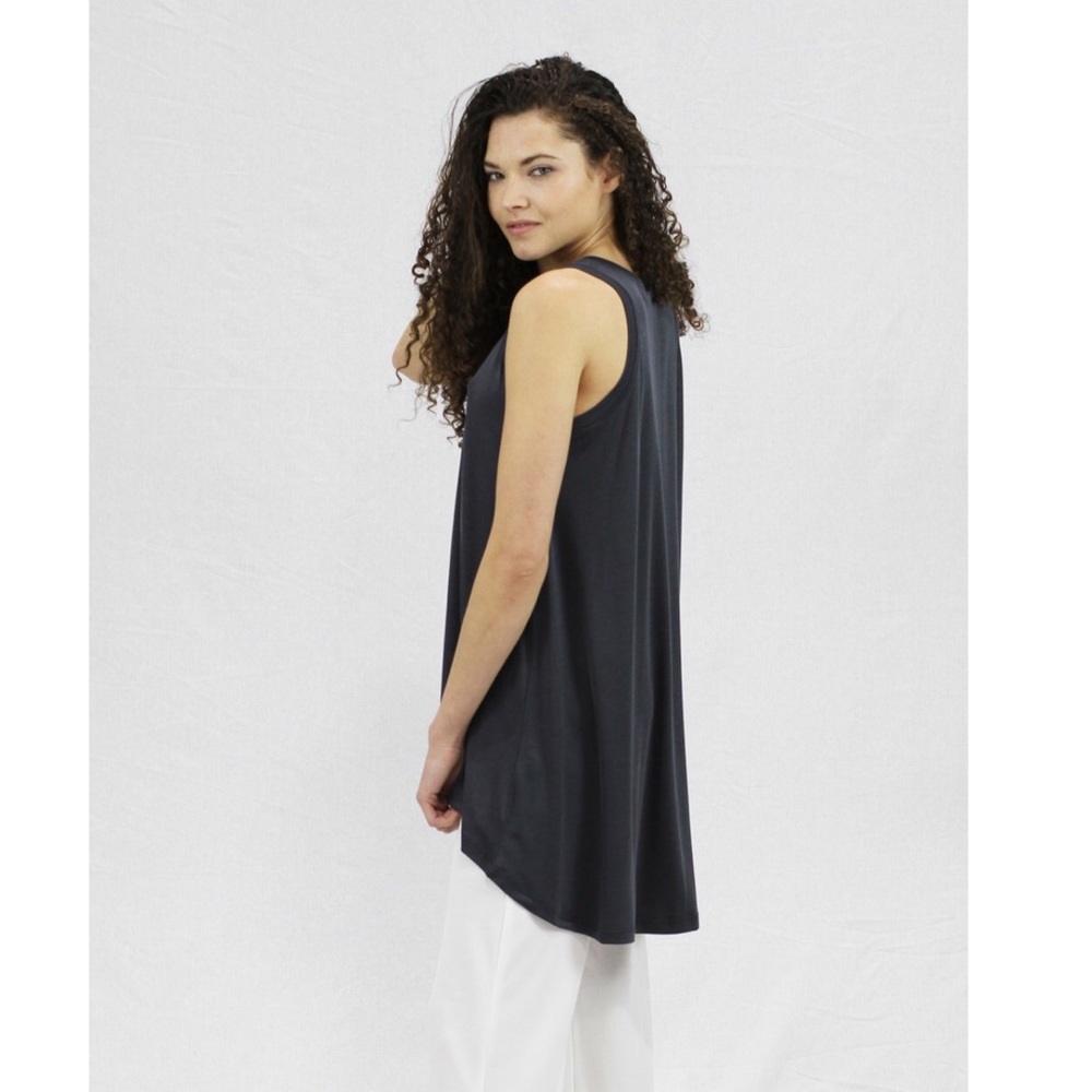 REVIR Alice Tunic Tank in Pewter - Picture 2 of 6